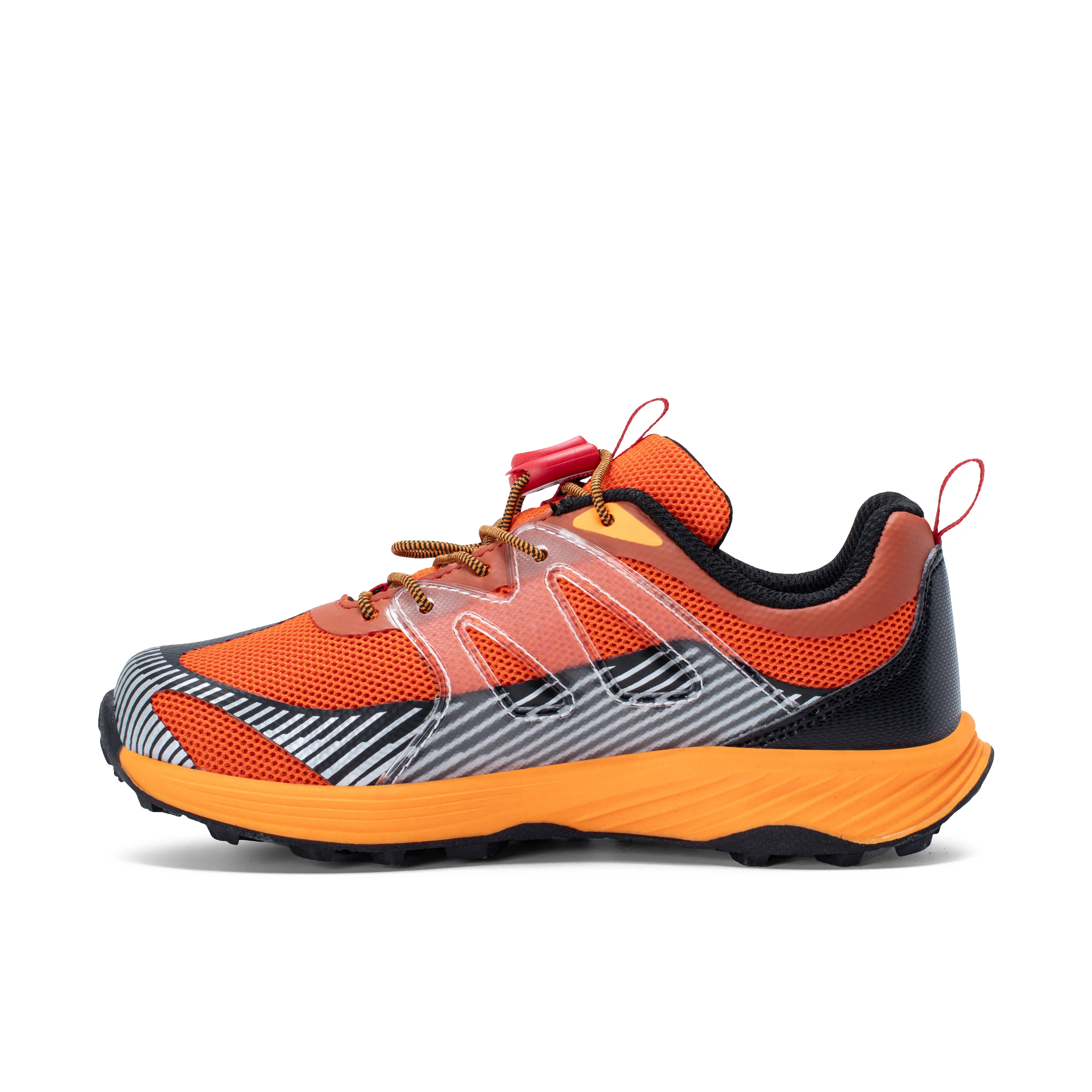 Agility Peak KDZ Sneaker - Big Kid Deep Orange/Black - Image 3