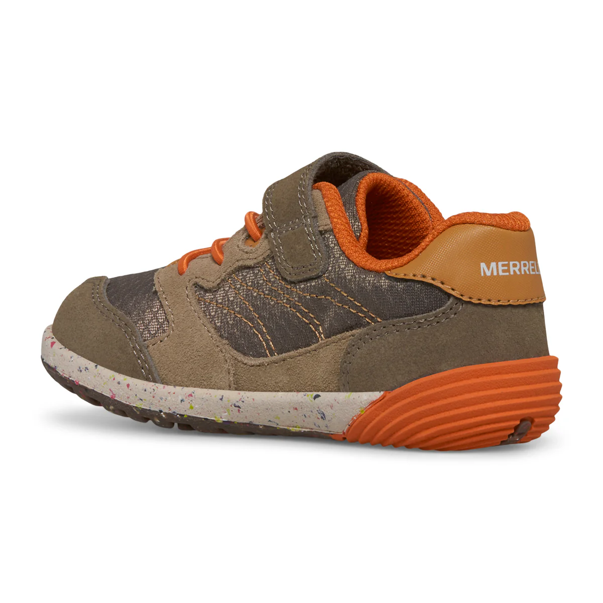 Bare Steps™ A83 Sneaker - Little Kid Gunsmoke/Taupe - Image 3