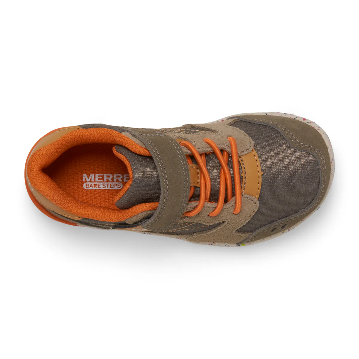 Bare Steps™ A83 Sneaker - Little Kid Gunsmoke/Taupe - Image 5