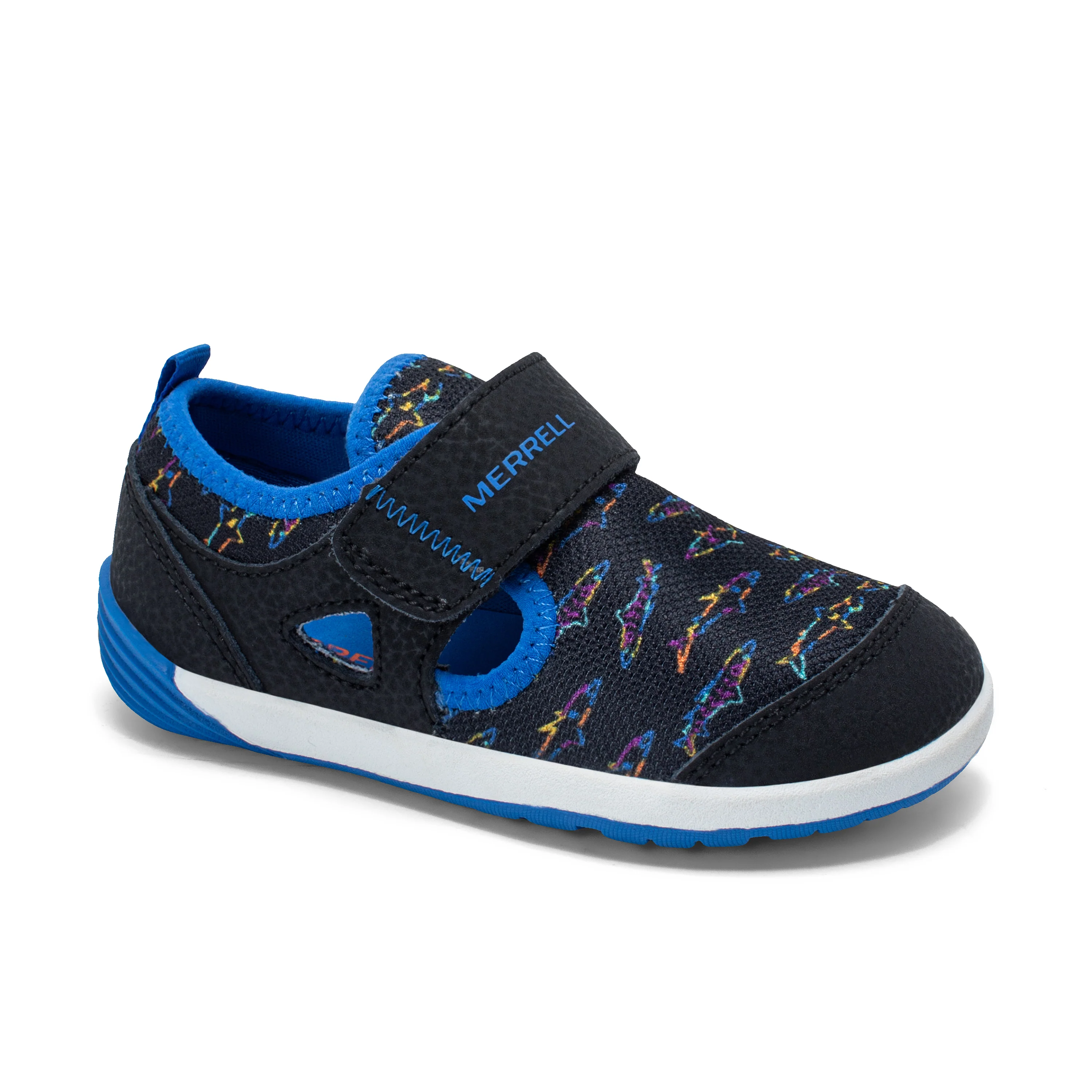 Bare Steps™ H20 Sneaker - Little Kid Black/Royal - Image 7