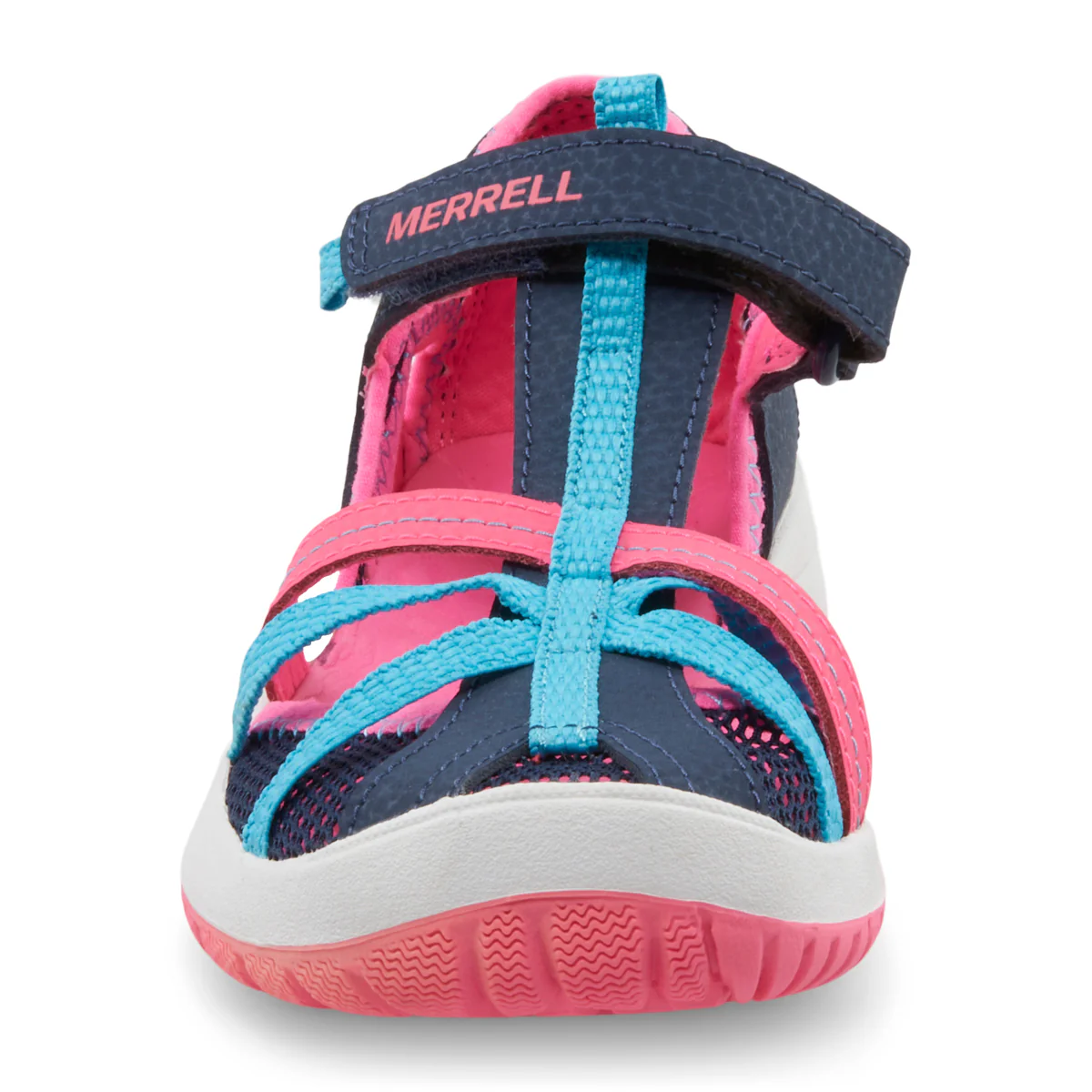 Dragonfly Sandal - Big Kid Navy/Turquoise/Pink - Image 5