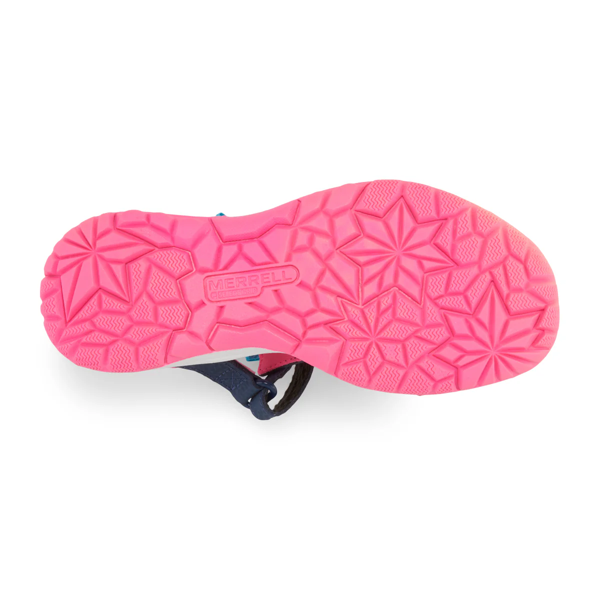 Dragonfly Sandal - Big Kid Navy/Turquoise/Pink - Image 7