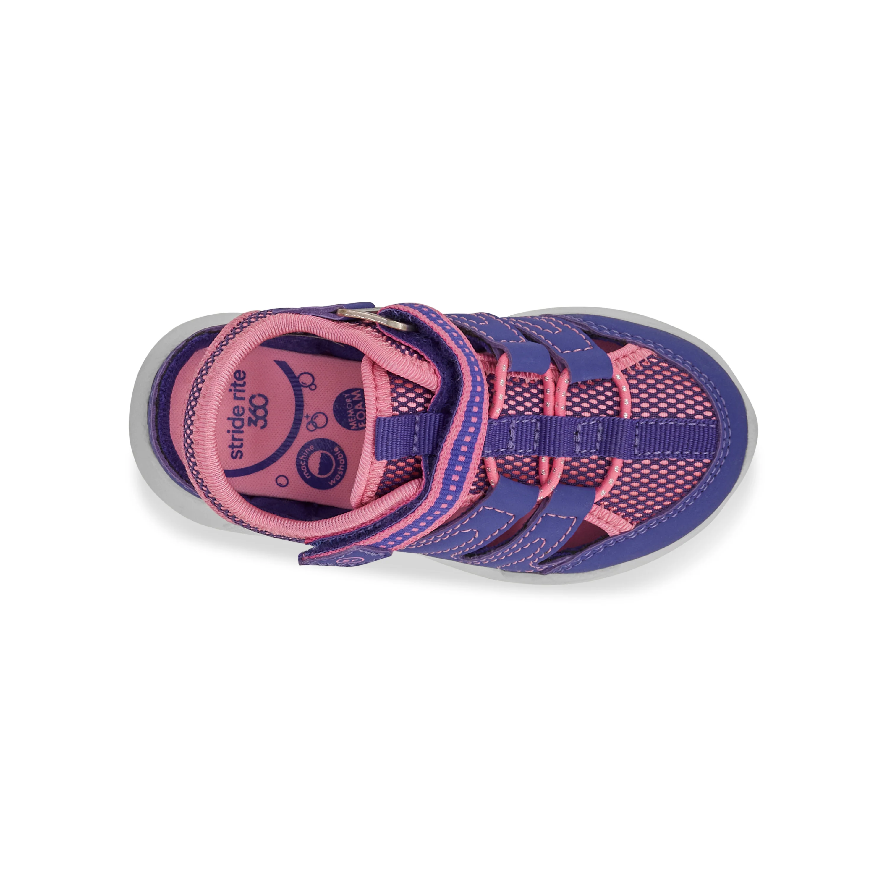 Flynn Sneaker Sandal - Little Kid Pink/Purple - Image 5