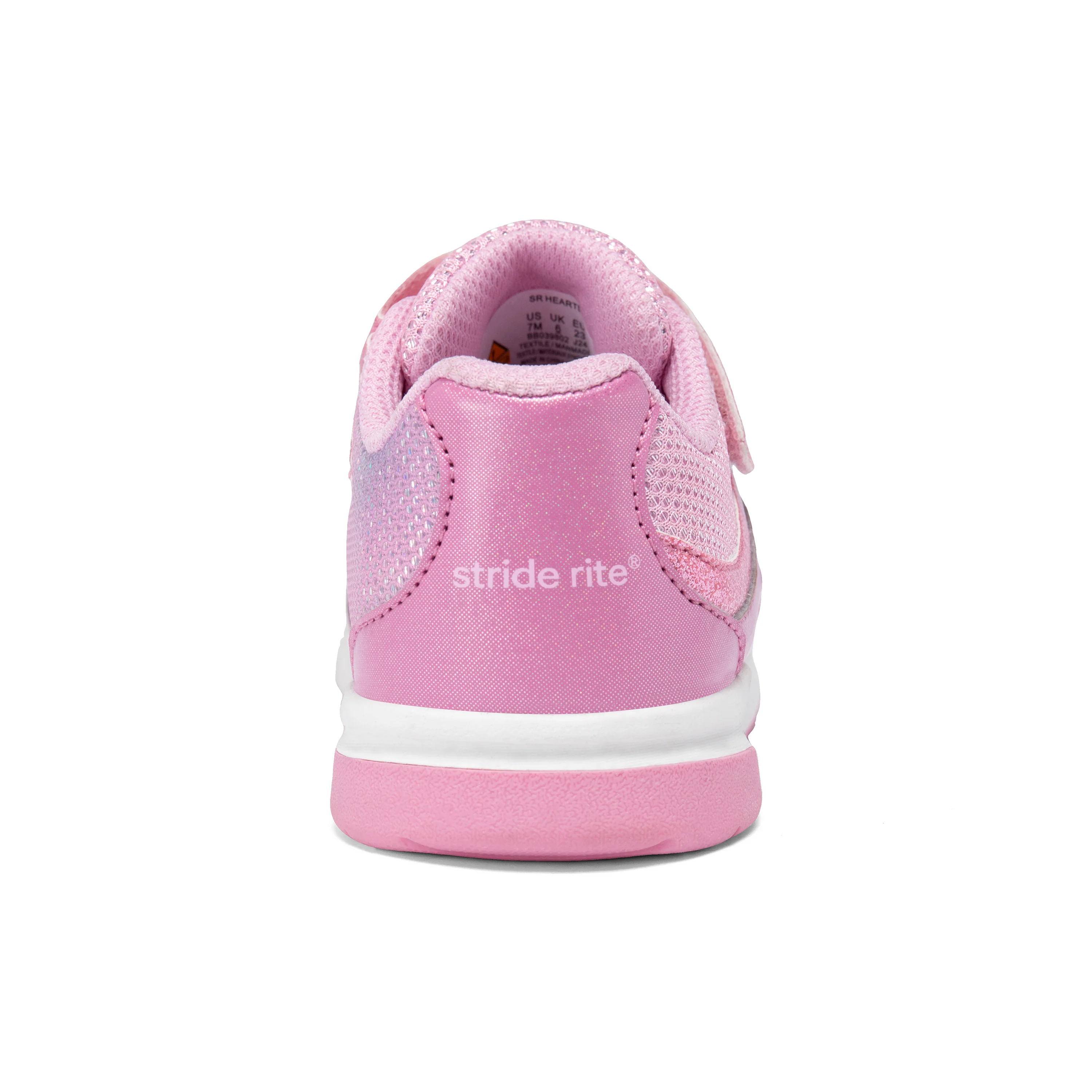 Heart Light Sneaker - Big Kid Pink - Image 3
