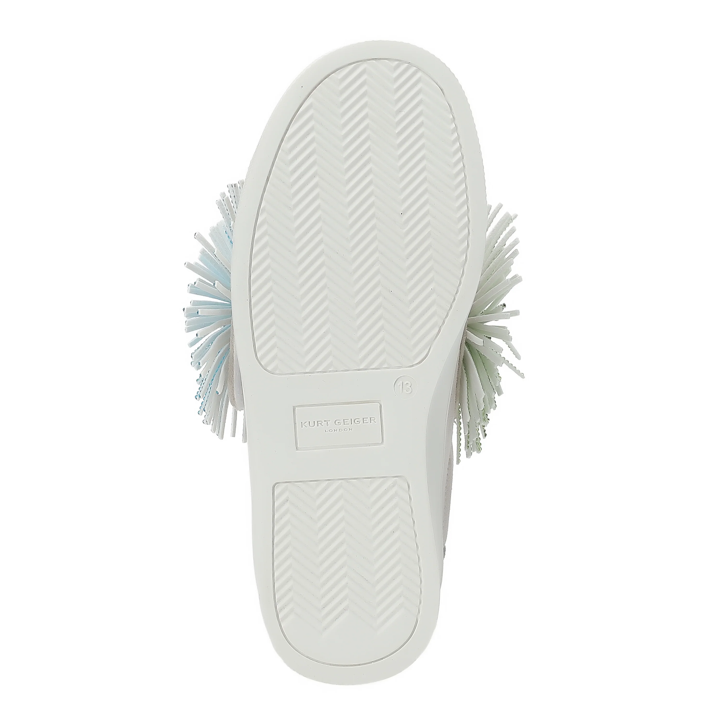 Laney Fringe Sneaker  - Big Kid White - Image 6