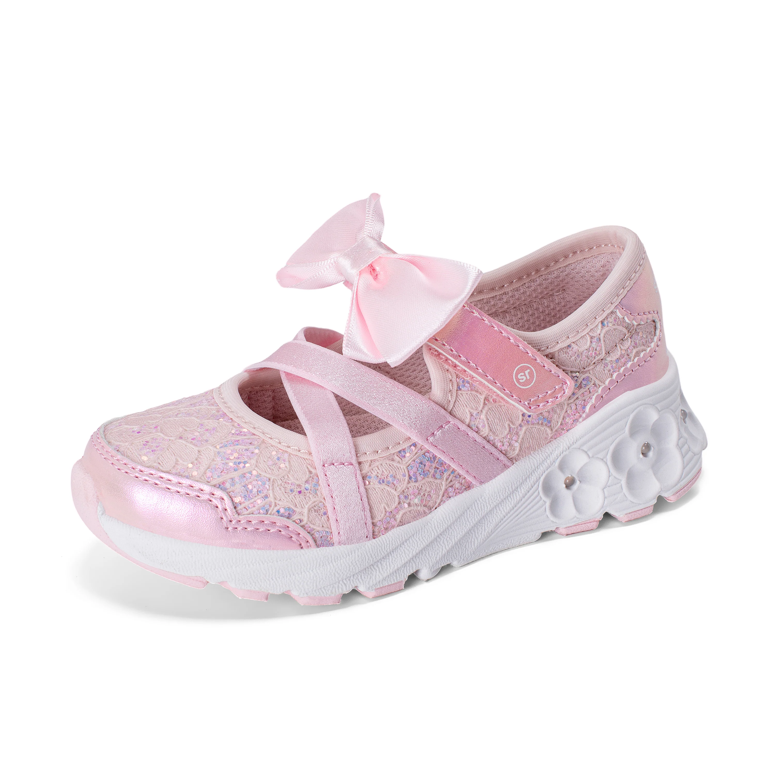 Lighted Flora Sneaker - Little Kid Blush - Image 7
