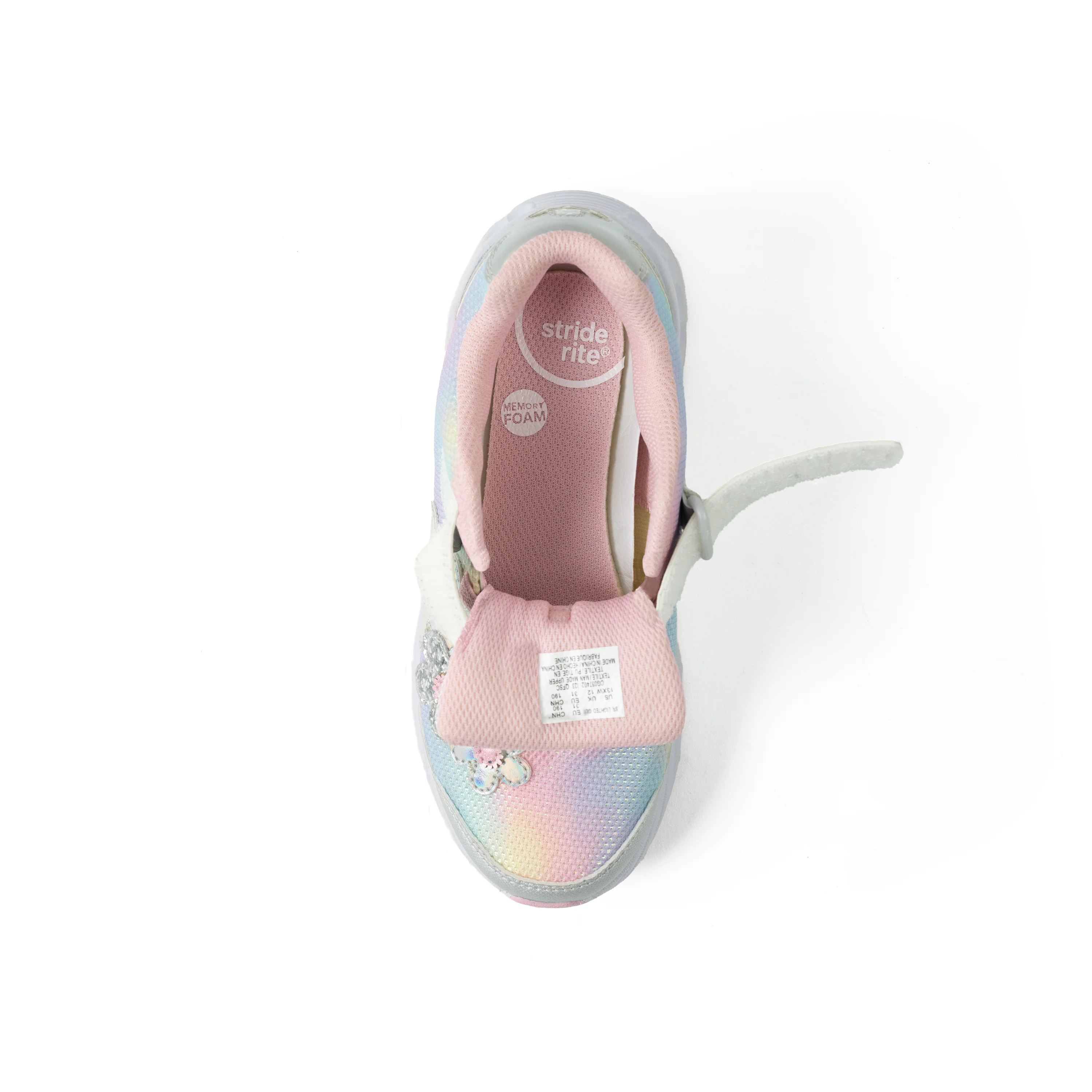 Lighted Glimmer 2.0 Sneaker Adaptable - Big Kid Rainbow - Image 9