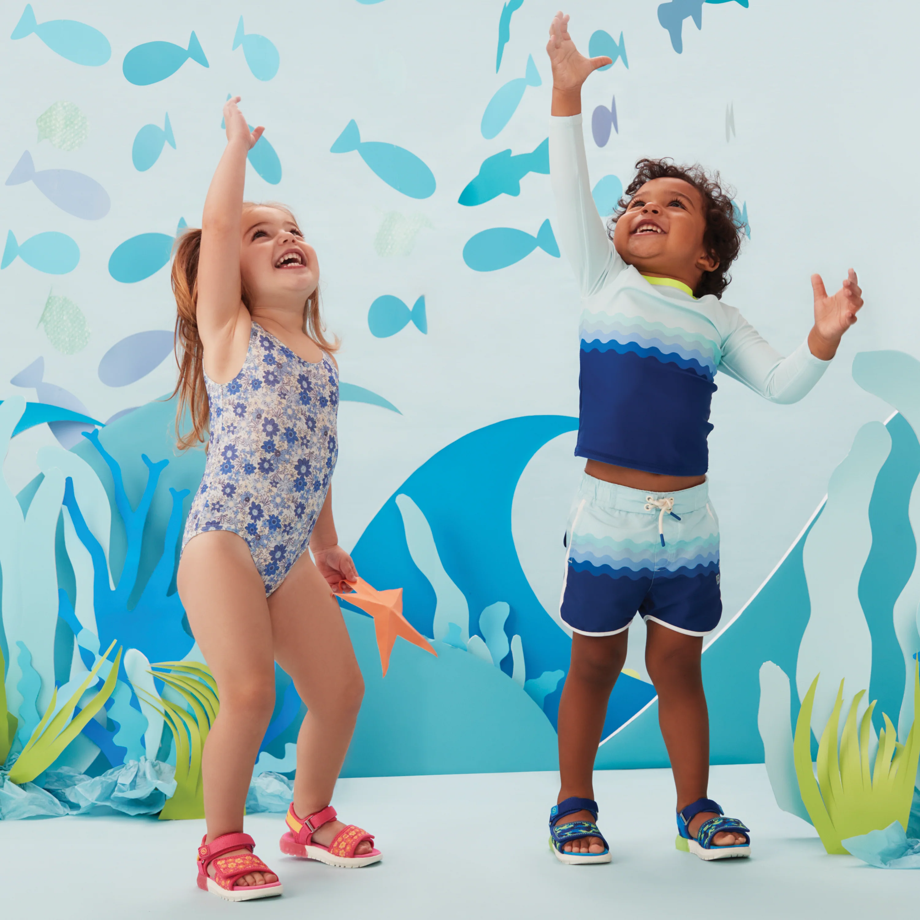 Light-Up Kitt Sandal - Little Kid Blue - Image 10