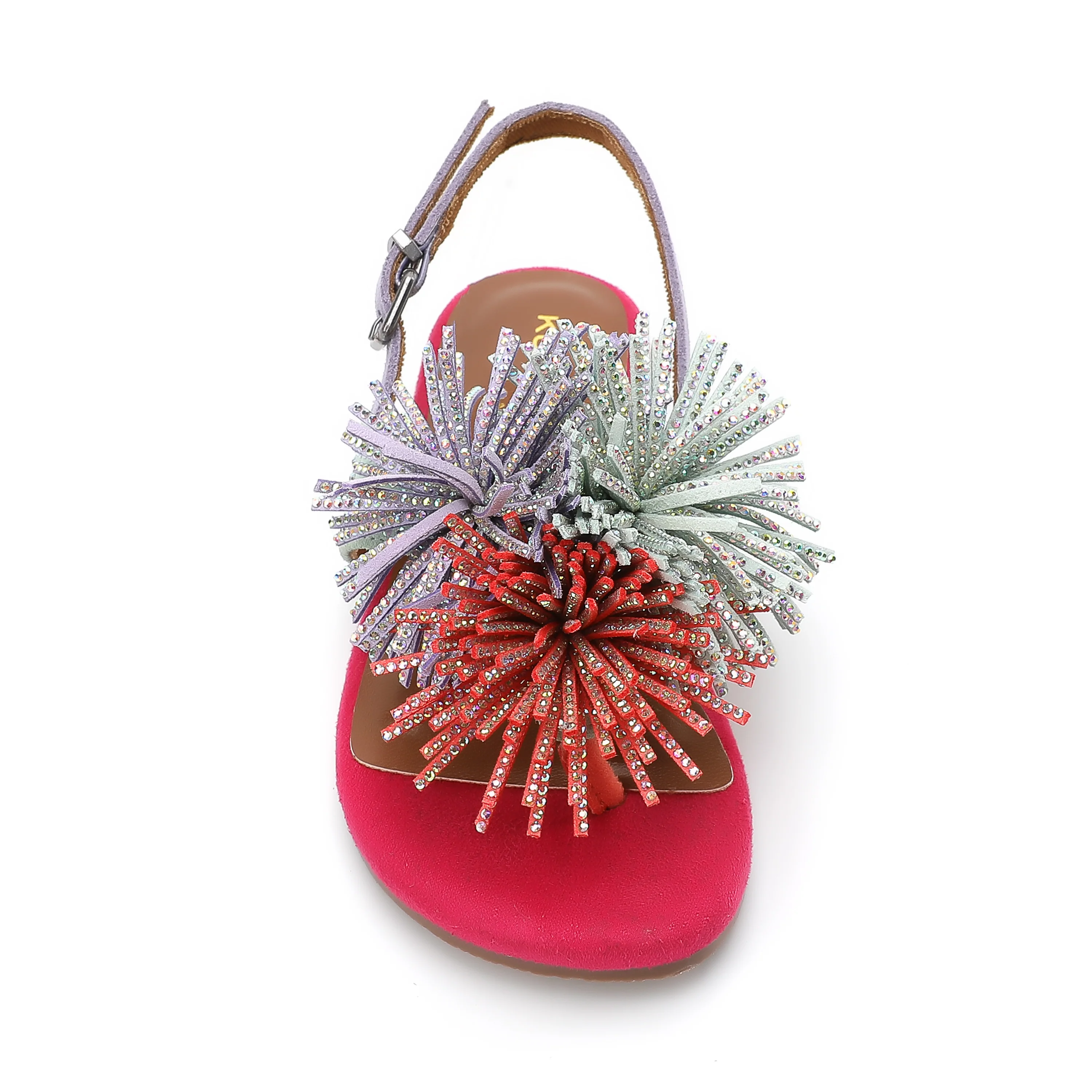 Mini Fringe Sandal - Big Kid Multi - Image 4