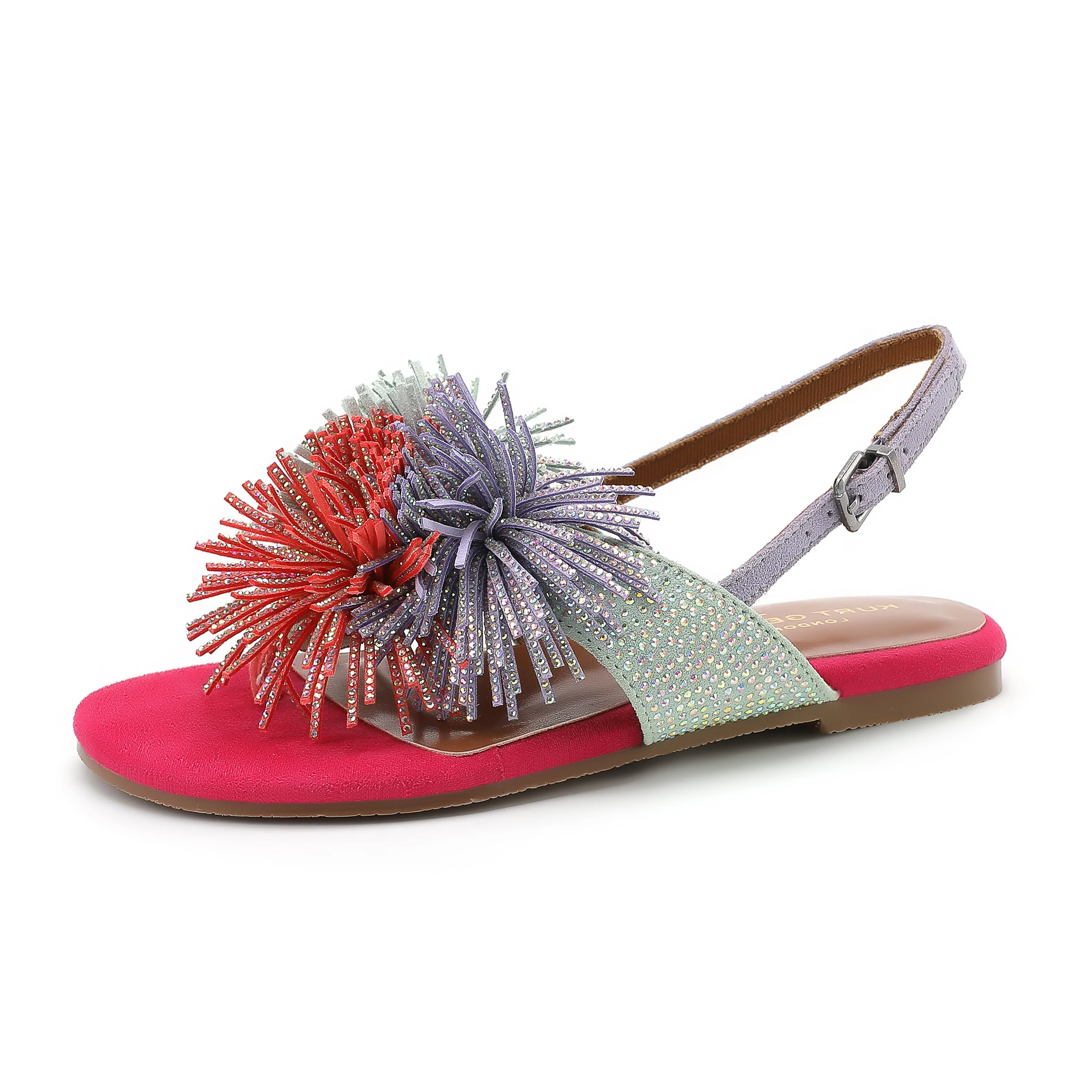 Mini Fringe Sandal - Big Kid Multi - Image 7