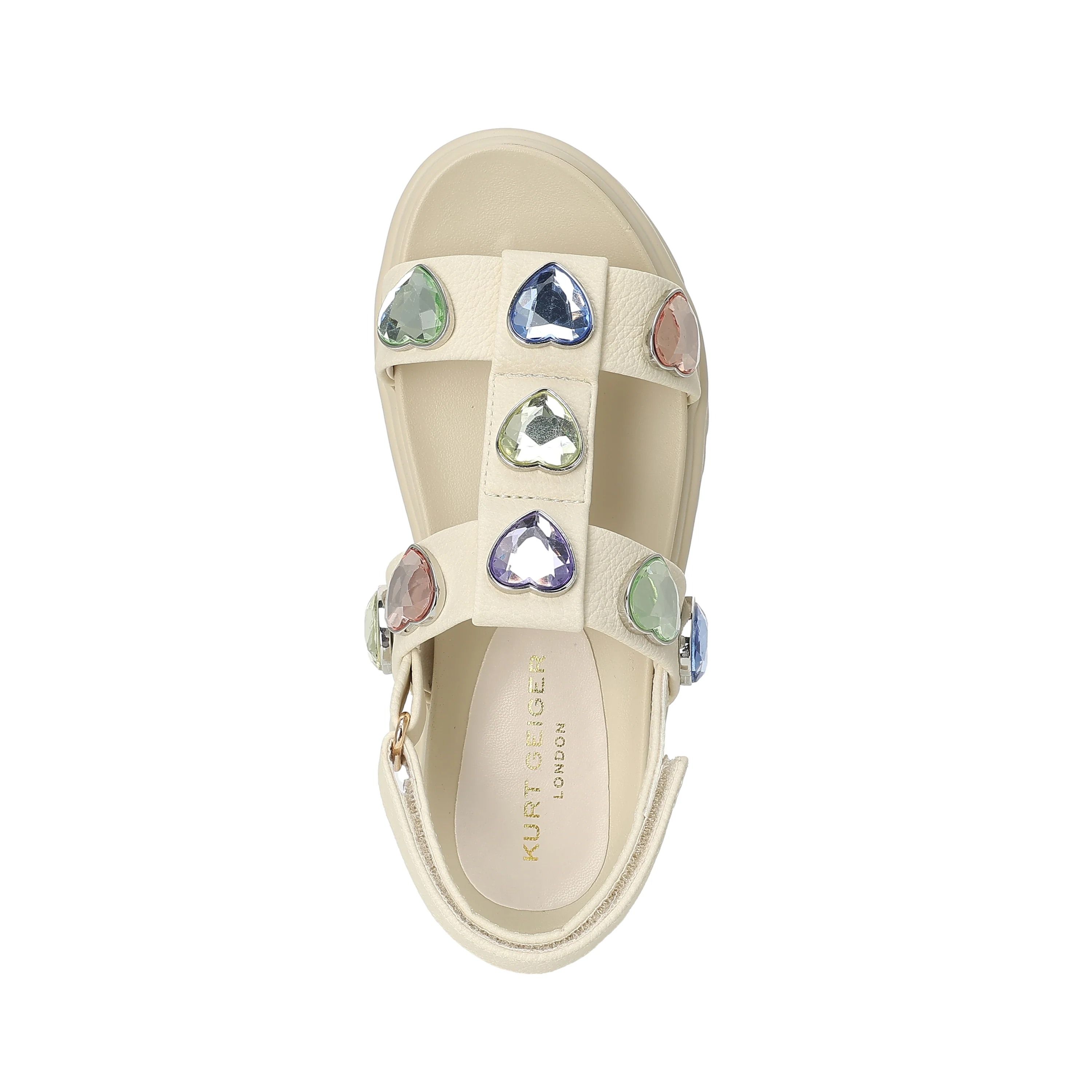 Mini Orson Hearts Sandal  - Big Kid Bone - Image 4