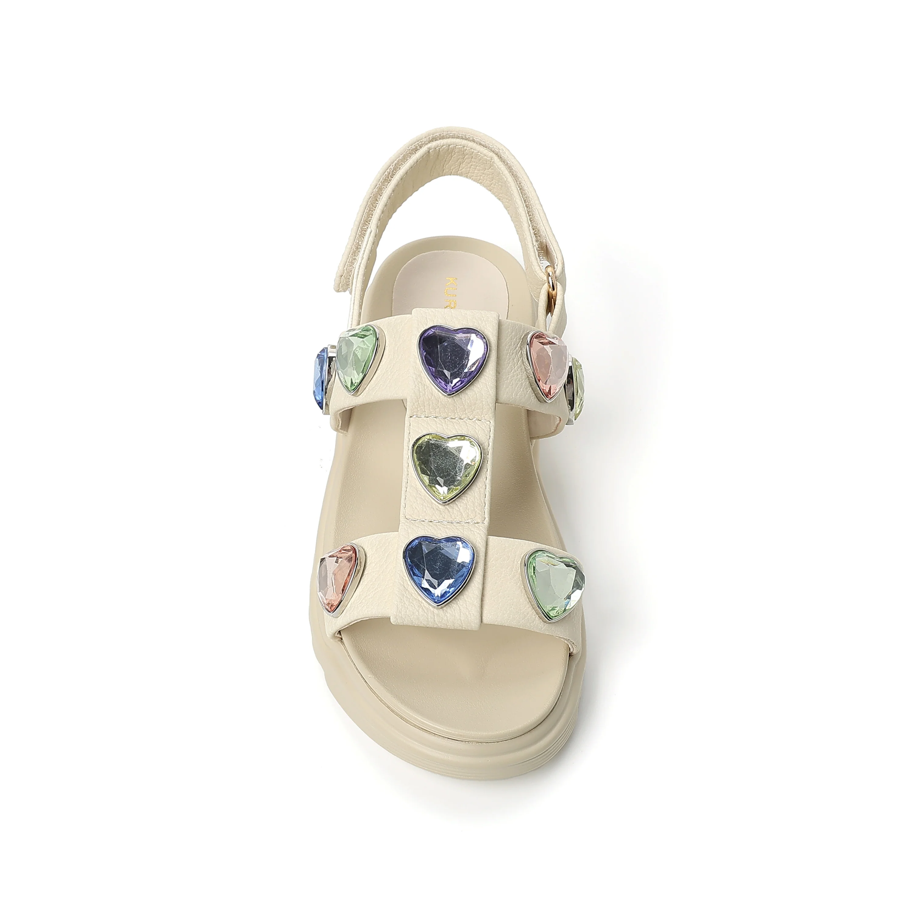 Mini Orson Hearts Sandal  - Big Kid Bone - Image 5