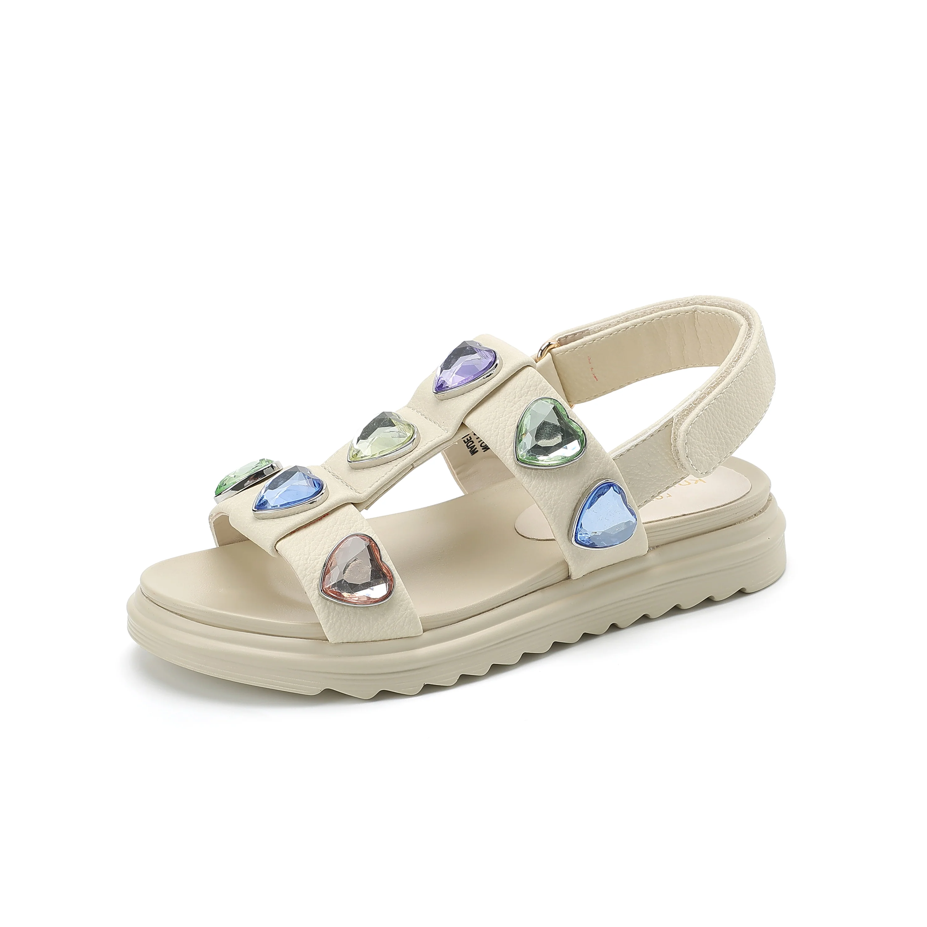 Mini Orson Hearts Sandal  - Big Kid Bone - Image 7