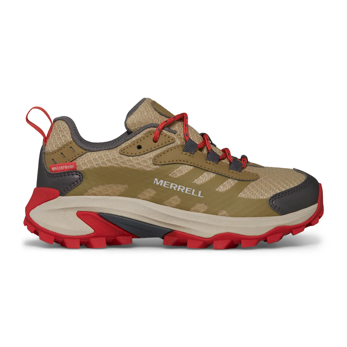 Moab Speed 2 Low Waterproof Sneaker - Big Kid Coyote - Image 6