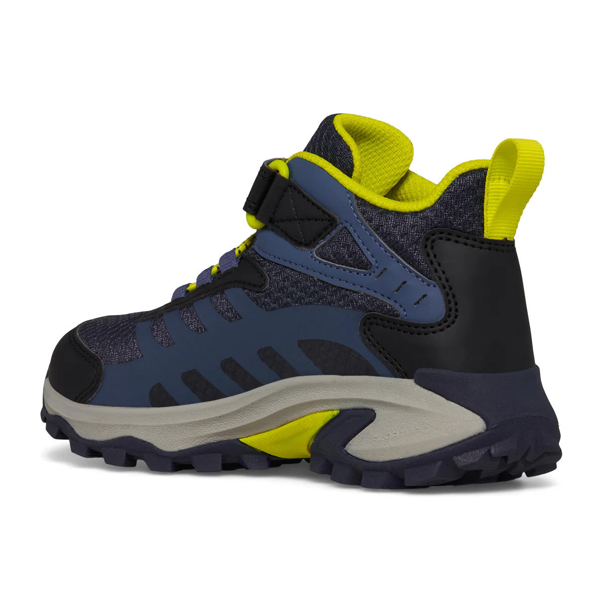 Moab Speed 2 Mid A/C Waterproof Hiker - Big Kid Navy/Hi Viz - Image 3
