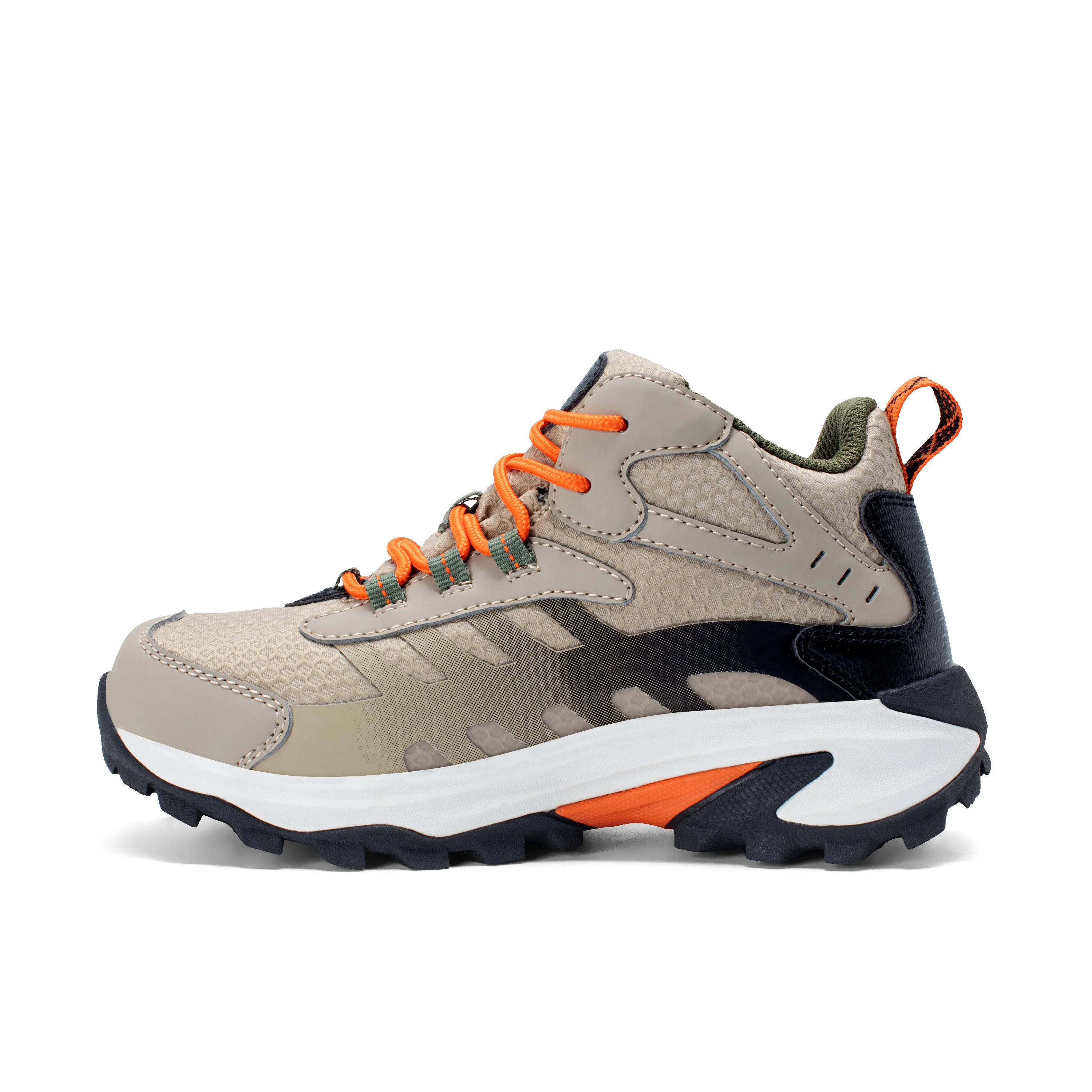 Moab Speed 2 Mid Waterproof Boot - Big Kid Black/Tan - Image 3