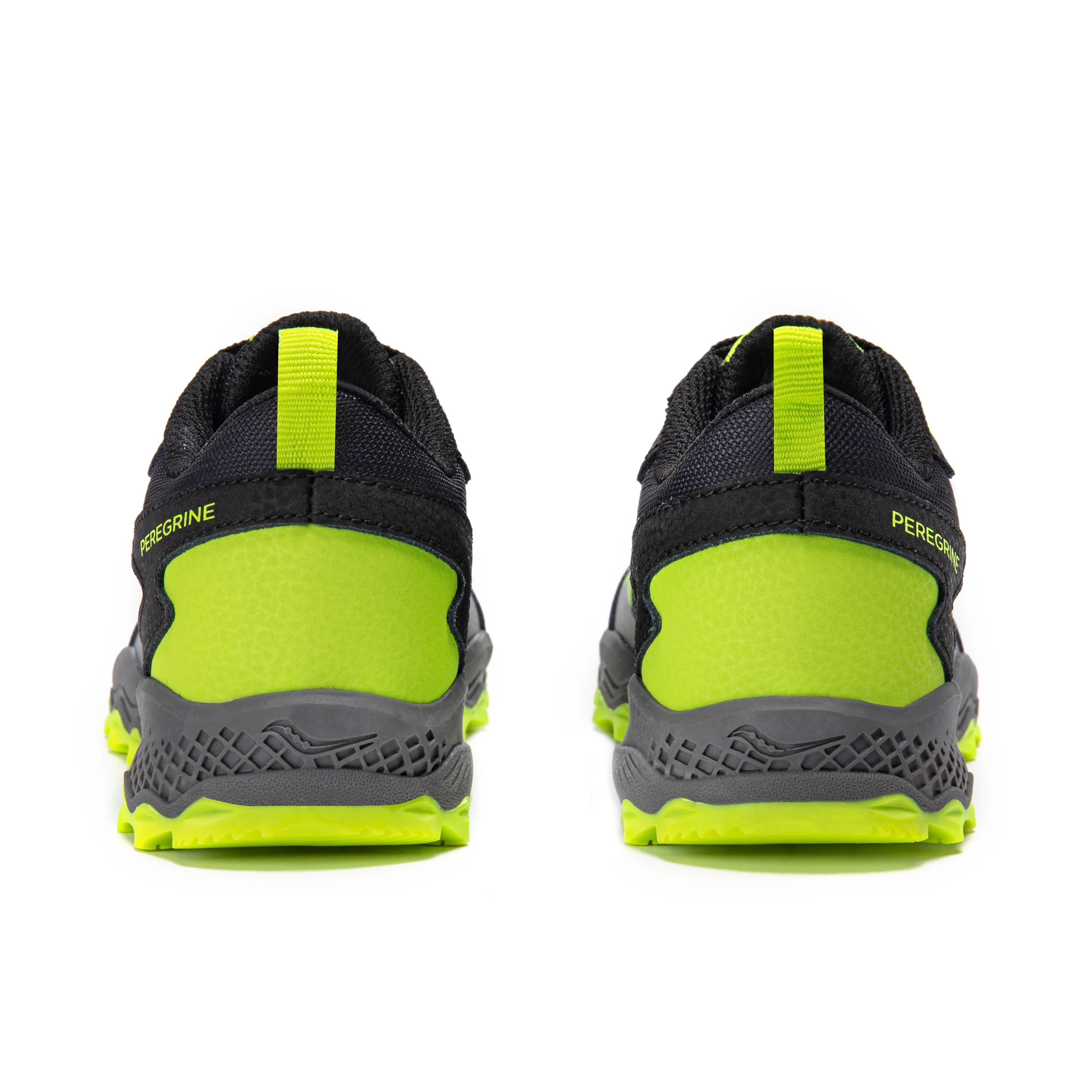 Peregrine KDZ Shield Sneaker - Big Kid Black/Lime - Image 3