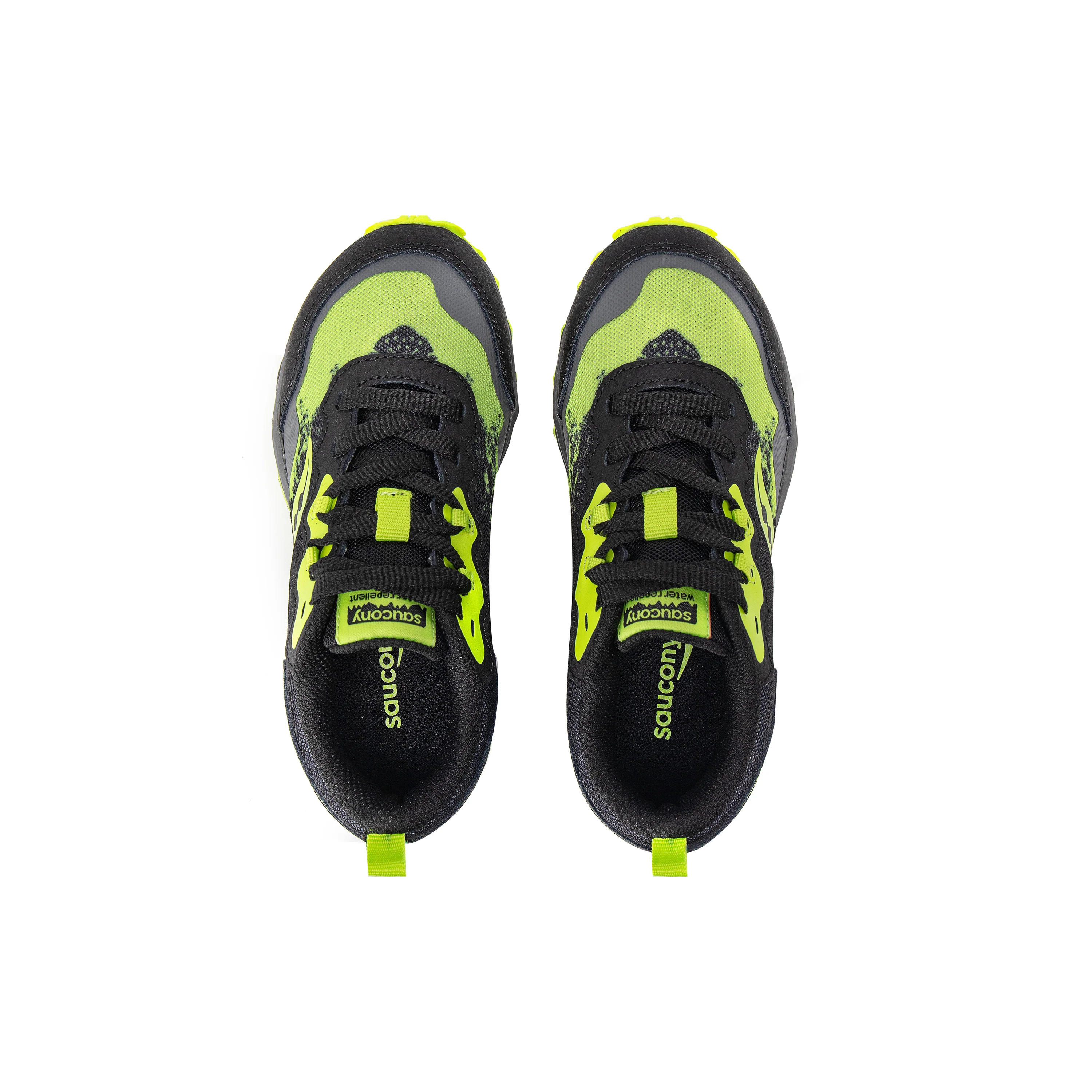 Peregrine KDZ Shield Sneaker - Big Kid Black/Lime - Image 4