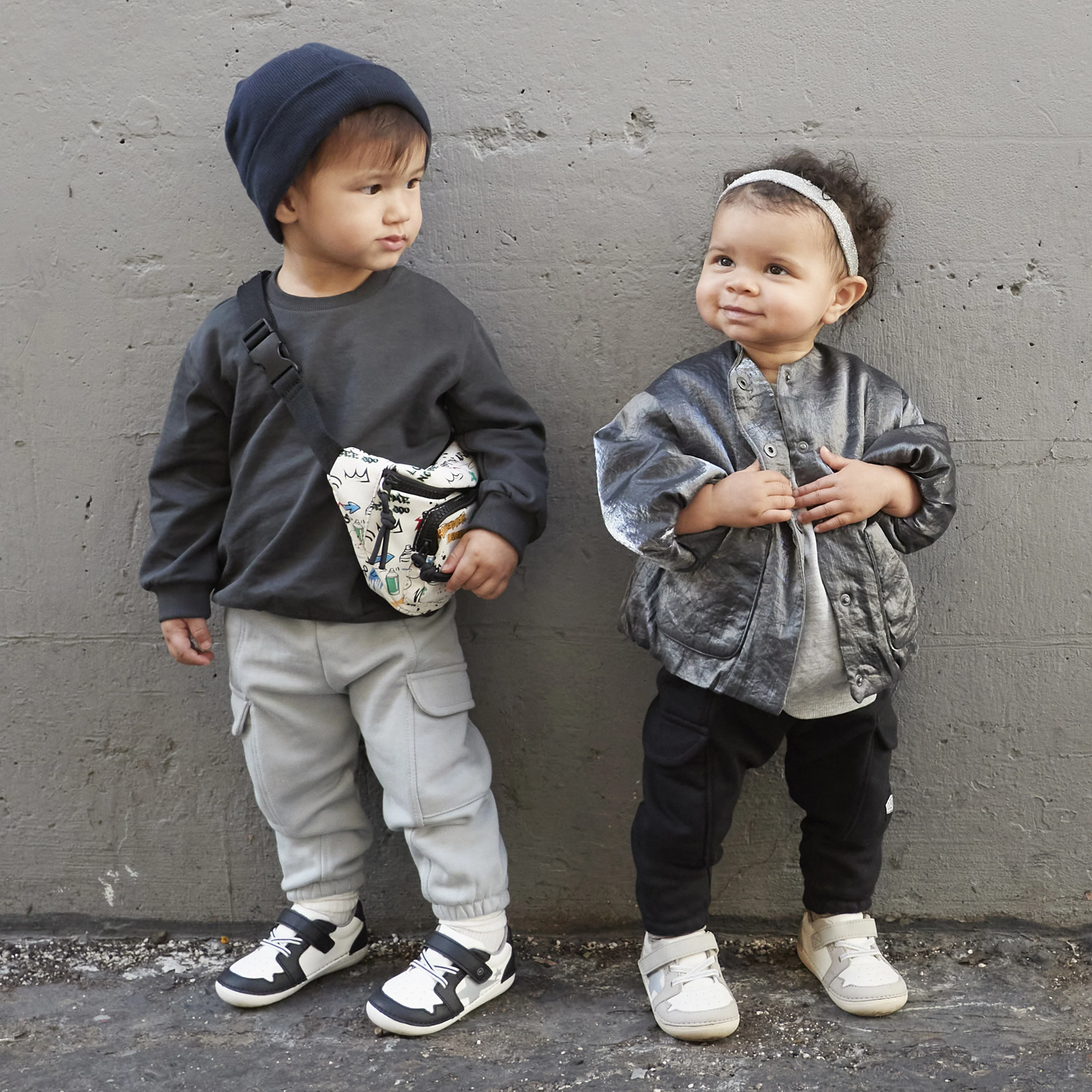 Waverly Sneaker - Little Kid Black/White - Image 9