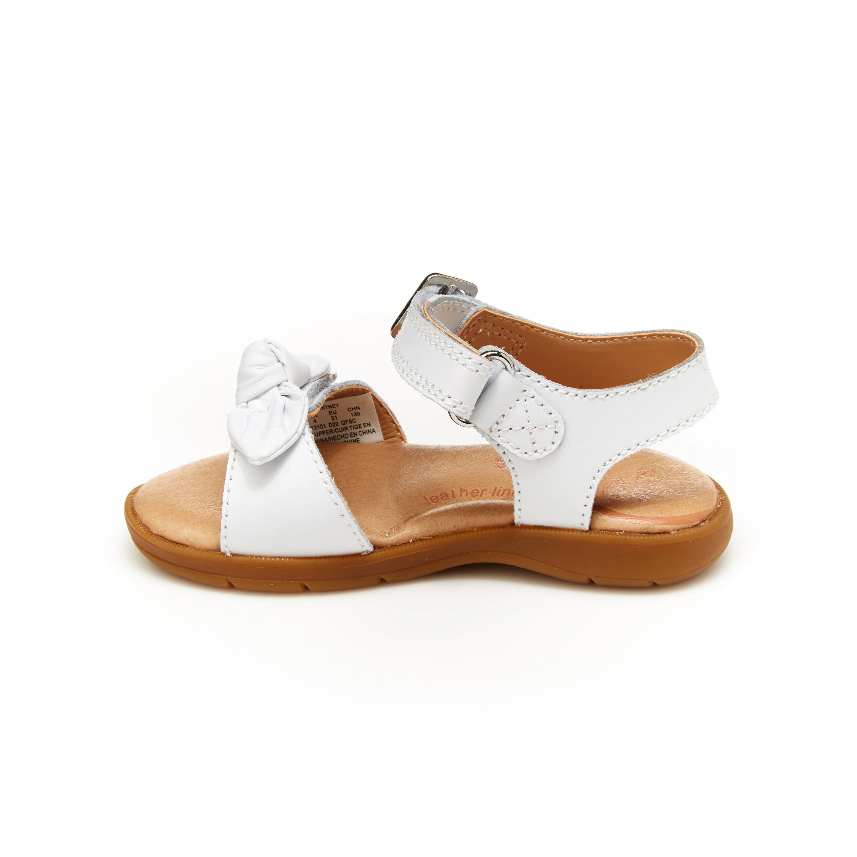 Whitney Sandal - Little Kid White - Image 4