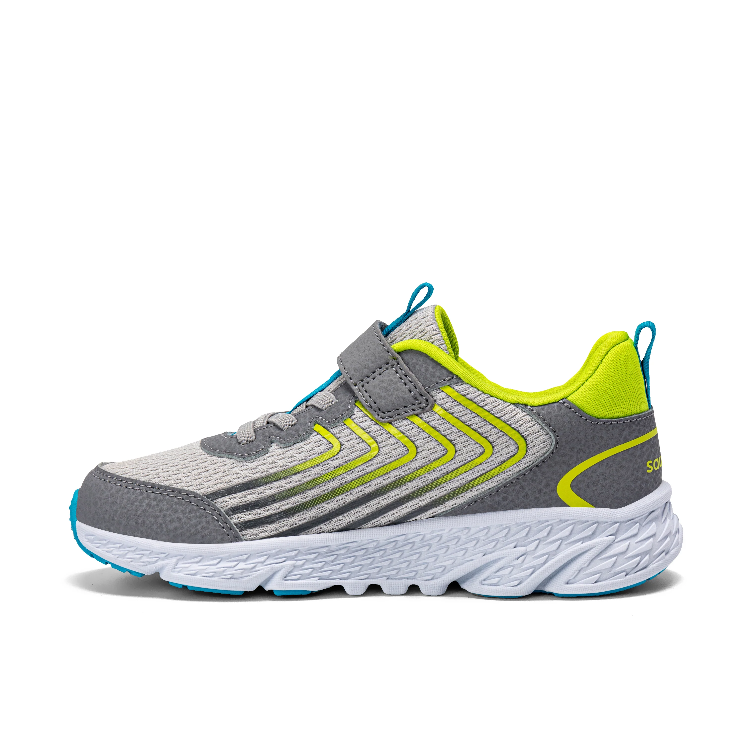 Wind 3.0 A/C Sneaker - Big Kid Grey/Green - Image 5