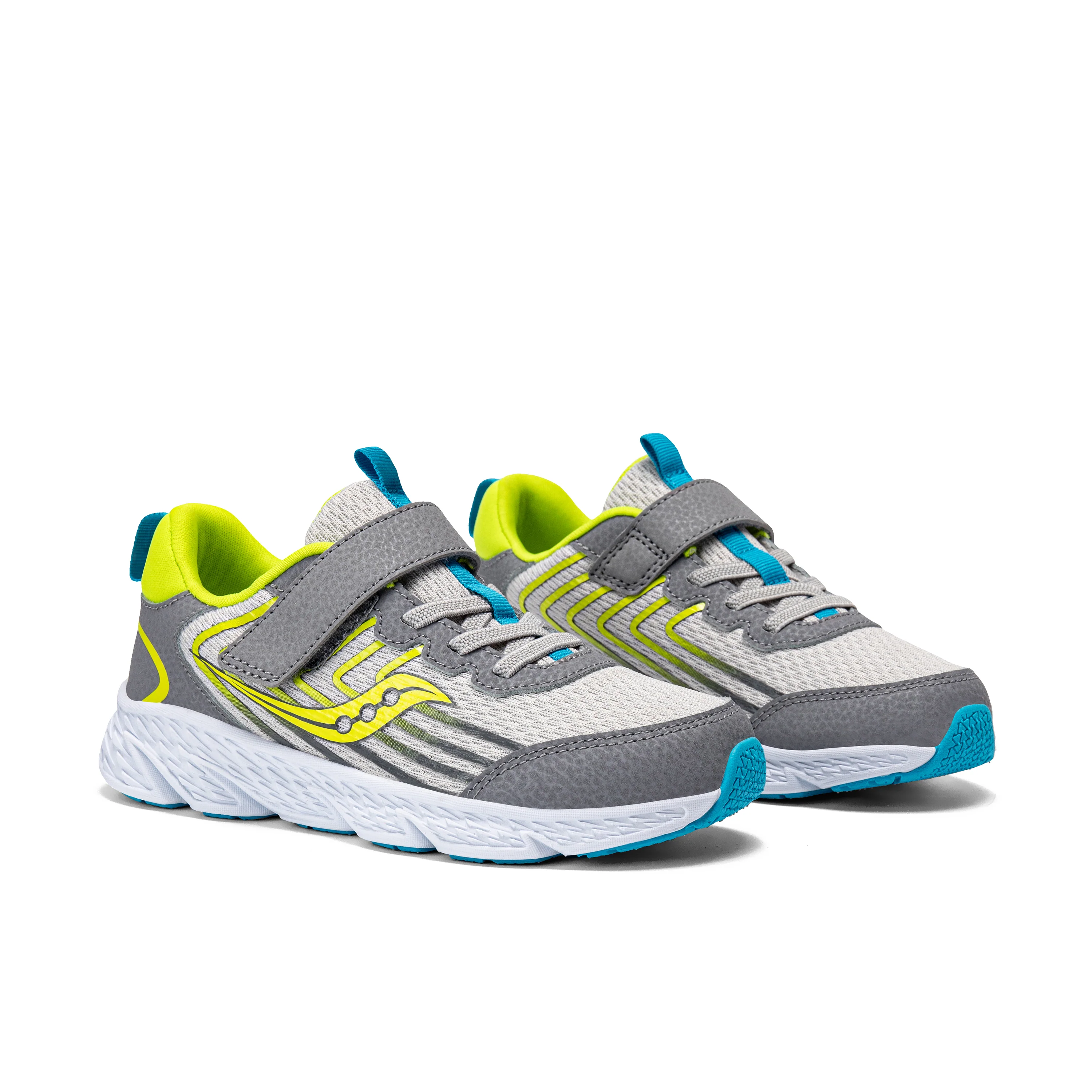 Wind 3.0 A/C Sneaker - Big Kid Grey/Green - Image 6